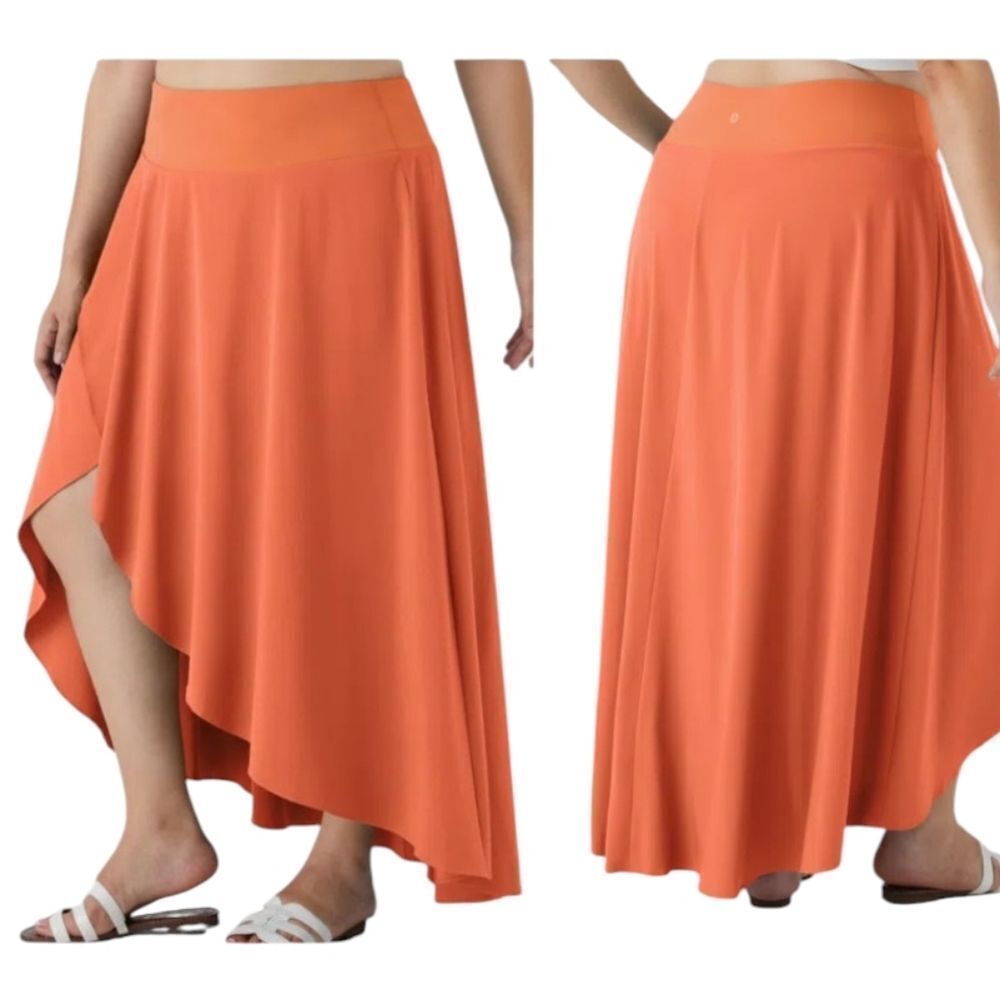 NWT Halara Breezeful Skirt Flamingo Orange With Built-in Briefs Size L